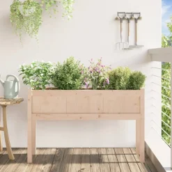 Maison Exclusive - Jardinières avec pieds 110x31x70 cm bois de pin massif New