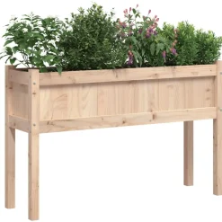 Maison Exclusive - Jardinières avec pieds 110x31x70 cm bois de pin massif New