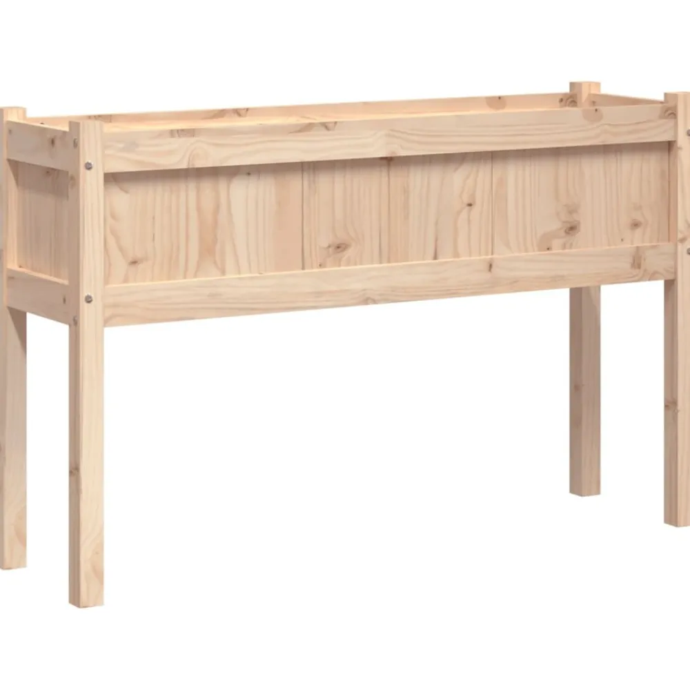 Maison Exclusive - Jardinières avec pieds 110x31x70 cm bois de pin massif New