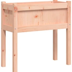 Maison Exclusive Pots, Jardinières Et Carrés Potagers | - Jardinières avec pieds 70x31x70 cm bois massif douglas