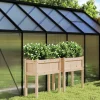 Maison Exclusive Pots, Jardinières Et Carrés Potagers | - Jardinières 2 pcs avec pieds bois de pin massif