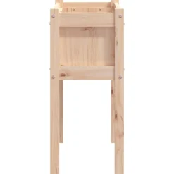 Maison Exclusive Pots, Jardinières Et Carrés Potagers | - Jardinières 2 pcs avec pieds bois de pin massif