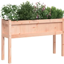 Maison Exclusive Pots, Jardinières Et Carrés Potagers | - Jardinières 2 pcs avec pieds bois massif douglas