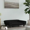 Maison Exclusive Niches, Paniers Et Transports | - Lit pour chien noir 70x48x22 cm velours