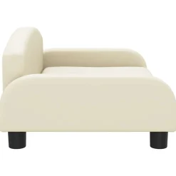Maison Exclusive Niches, Paniers Et Transports | - Lit pour chien crème 70x45x30 cm similicuir