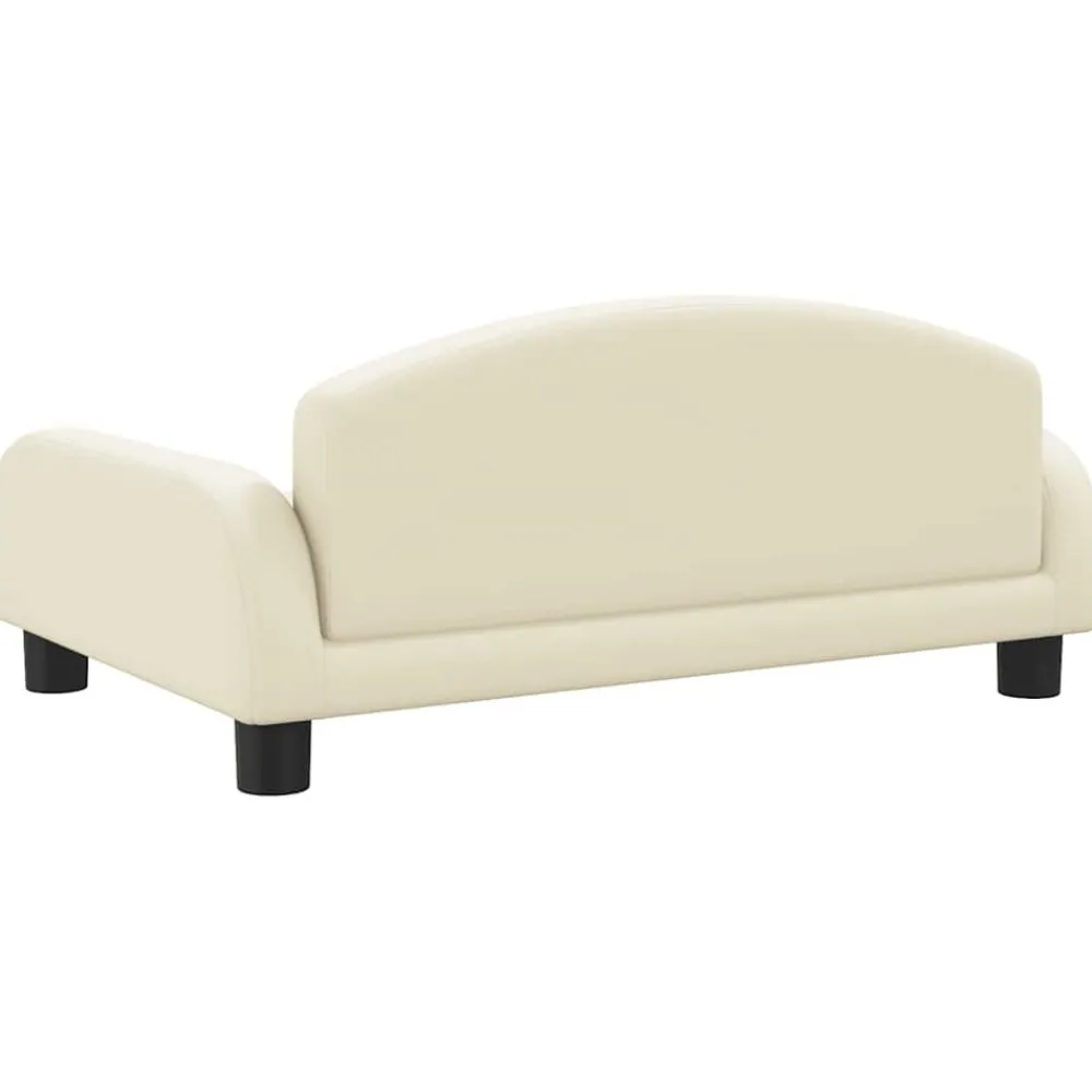 Maison Exclusive Niches, Paniers Et Transports | - Lit pour chien crème 70x45x30 cm similicuir