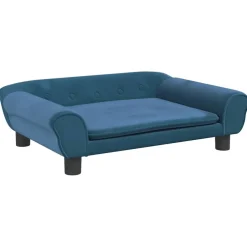 Maison Exclusive - Lit pour chien bleu 70x48x22 cm velours Online