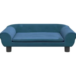 Maison Exclusive - Lit pour chien bleu 70x48x22 cm velours Online