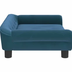 Maison Exclusive - Lit pour chien bleu 70x48x22 cm velours Online