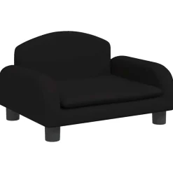 Maison Exclusive Niches, Paniers Et Transports | - Lit pour chien noir 70x45x30 cm similicuir