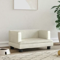 Maison Exclusive - Lit pour chien crème 60x40x30 cm velours Best