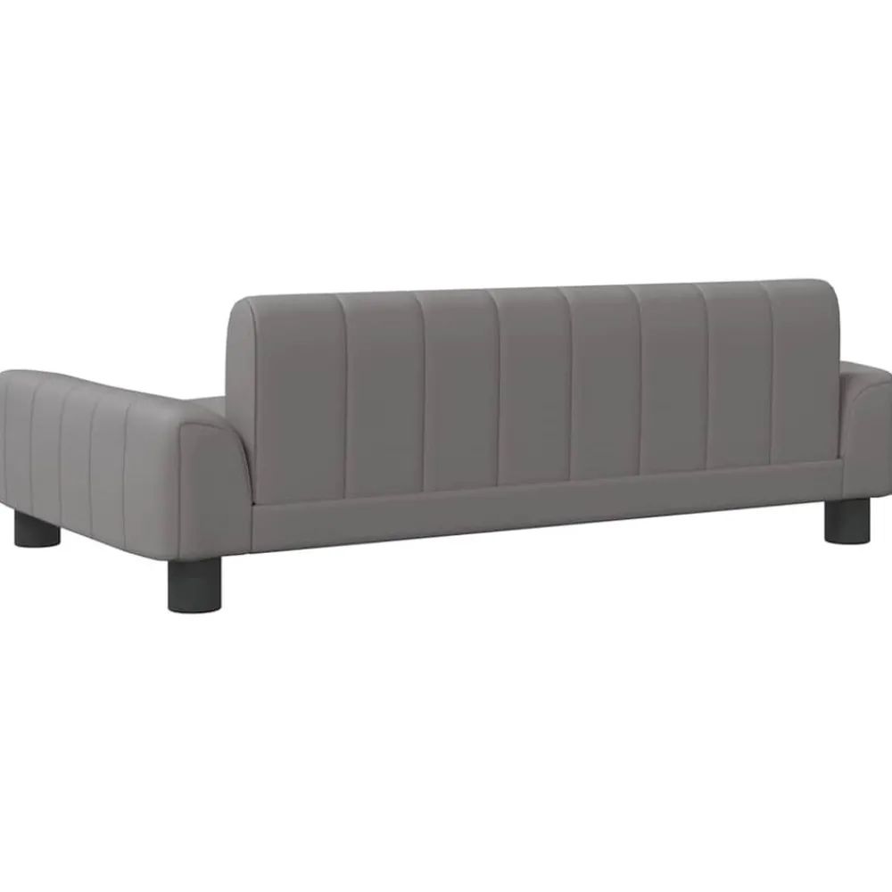 Maison Exclusive Niches, Paniers Et Transports | - Lit pour chien gris 90x53x30 cm similicuir