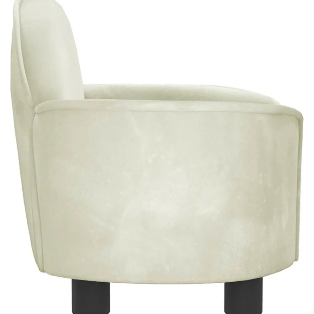 Maison Exclusive Niches, Paniers Et Transports | - Lit pour chien crème 66x40x45 cm velours