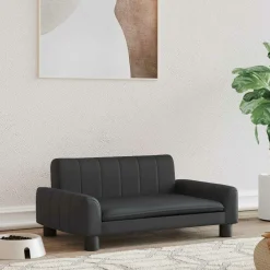 Maison Exclusive - Lit pour chien noir 70x45x30 cm similicuir Hot