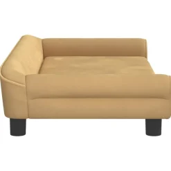 Maison Exclusive Niches, Paniers Et Transports | - Lit pour chiens noir 99x89x21 cm peluche et similicuir