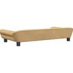 Maison Exclusive Niches, Paniers Et Transports | - Lit pour chiens noir 99x89x21 cm peluche et similicuir