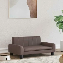 Maison Exclusive - Lit pour chien marron 70x45x30 cm similicuir Discount