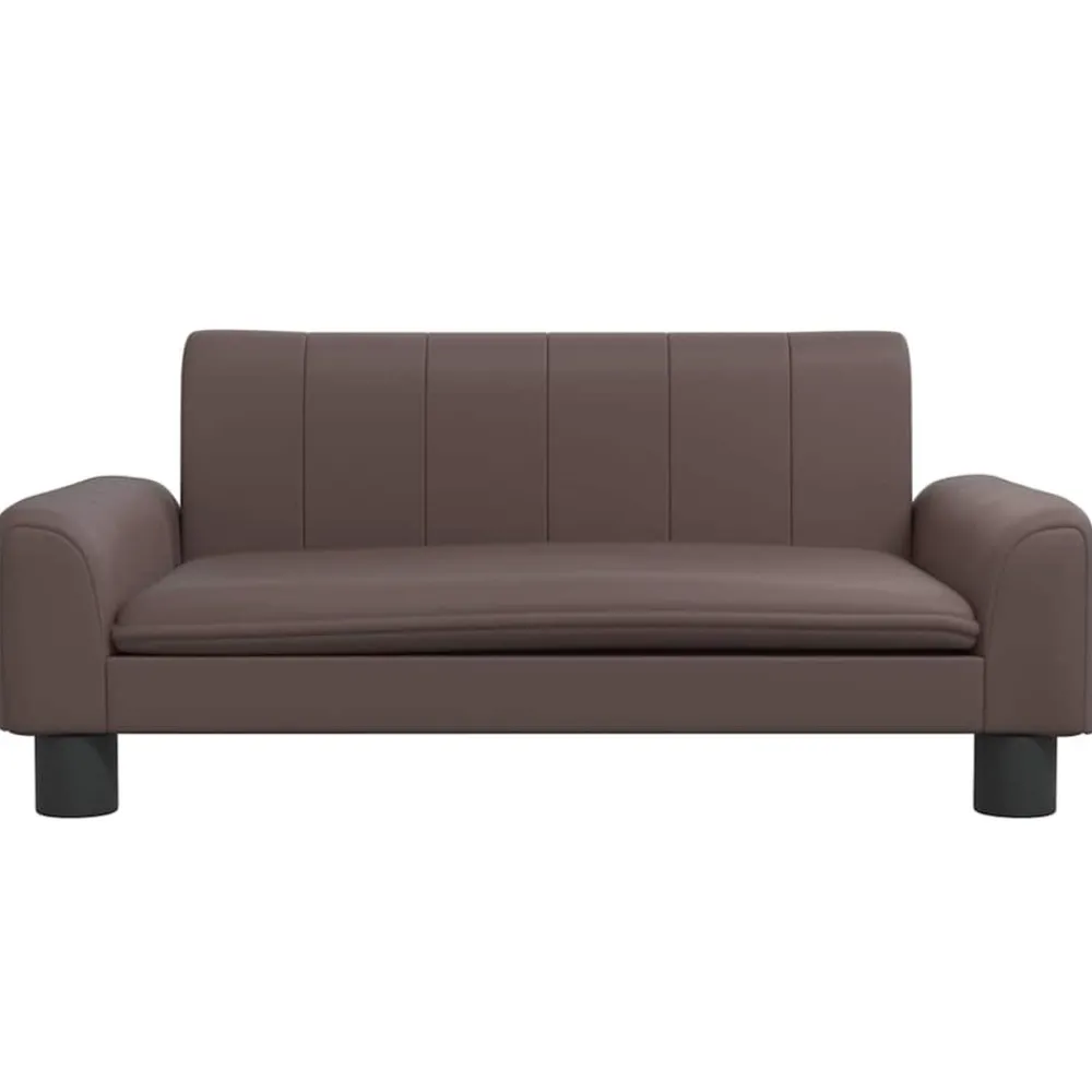 Maison Exclusive - Lit pour chien marron 70x45x30 cm similicuir Discount