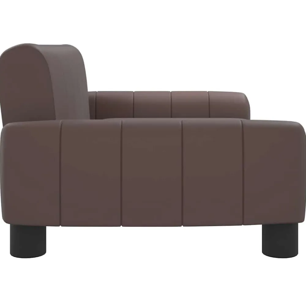 Maison Exclusive - Lit pour chien marron 70x45x30 cm similicuir Discount