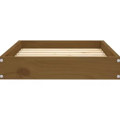 Maison Exclusive - Lit pour chien marron miel 61,5x49x9 cm bois de pin solide Clearance