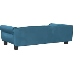 Maison Exclusive Niches, Paniers Et Transports | - Lit pour chien ergonomique mousse bleu foncé 75x53cm similicuir