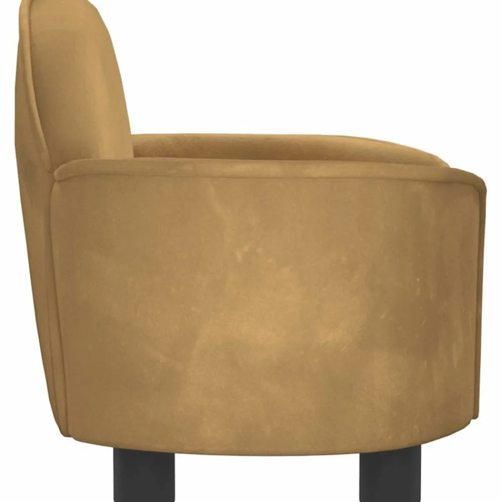 Maison Exclusive - Lit pour chien marron 66x40x45 cm velours Discount