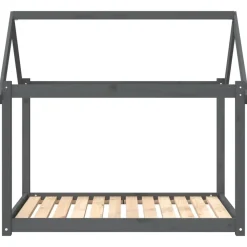 Maison Exclusive - Lit pour chien gris 111x80x100 cm bois de pin solide
