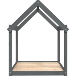 Maison Exclusive - Lit pour chien gris 111x80x100 cm bois de pin solide
