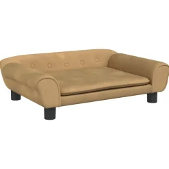 Maison Exclusive Niches, Paniers Et Transports | - Lit pour chien bleu 100x54x33 cm velours