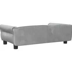 Maison Exclusive - Lit pour chien gris clair 95x55x30 cm velours Online