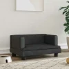 Maison Exclusive Niches, Paniers Et Transports | - Lit pour chien noir 60x40x30 cm velours