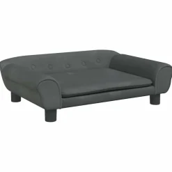 Maison Exclusive Niches, Paniers Et Transports | - Lit pour chien marron 80x45x30 cm similicuir