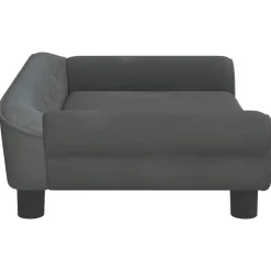 Maison Exclusive Niches, Paniers Et Transports | - Lit pour chien marron 80x45x30 cm similicuir