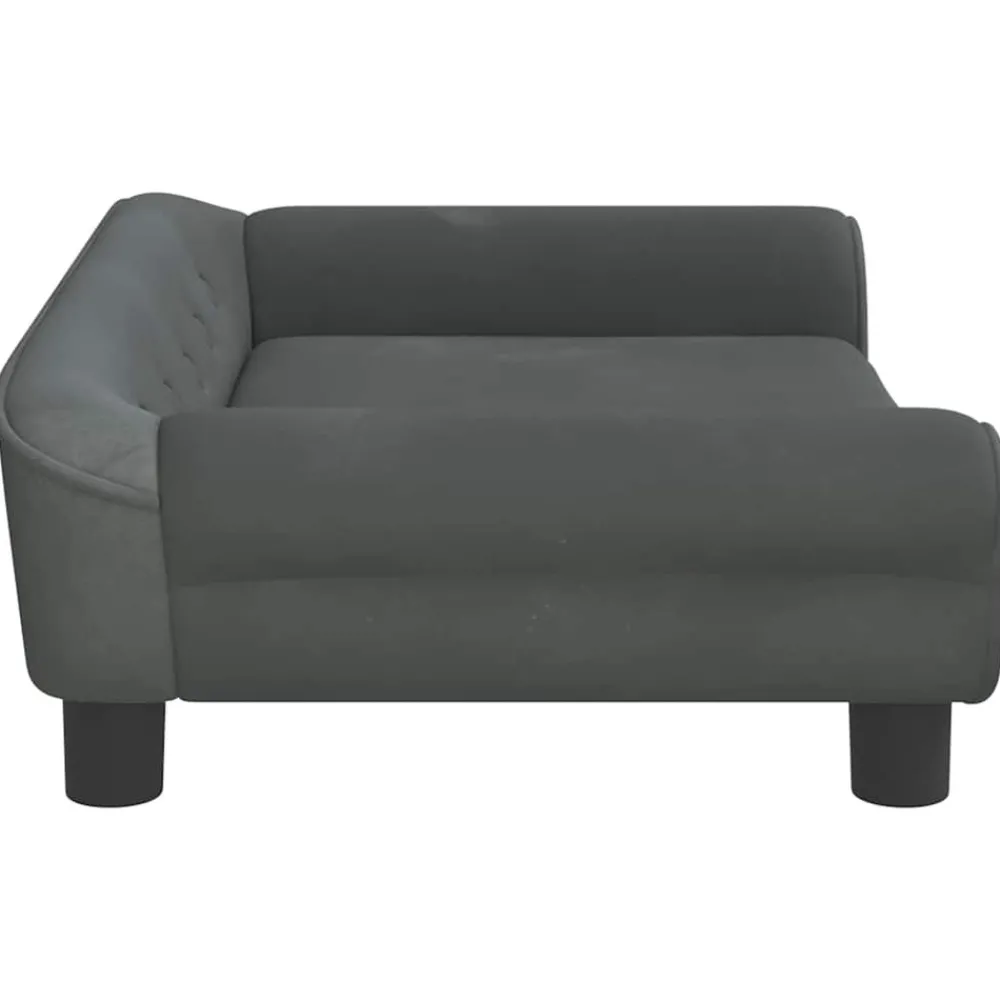 Maison Exclusive Niches, Paniers Et Transports | - Lit pour chien marron 80x45x30 cm similicuir