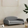 Maison Exclusive Niches, Paniers Et Transports | - Lit pour chien gris 70x45x30 cm similicuir