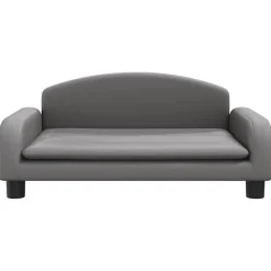 Maison Exclusive Niches, Paniers Et Transports | - Lit pour chien gris 70x45x30 cm similicuir