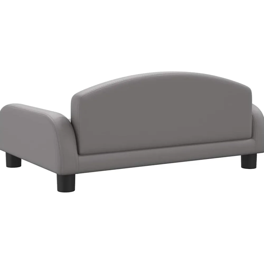 Maison Exclusive Niches, Paniers Et Transports | - Lit pour chien gris 70x45x30 cm similicuir