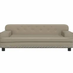 Maison Exclusive Niches, Paniers Et Transports | - Lit pour chien cappuccino 90x53x30 cm similicuir