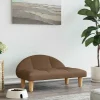 Maison Exclusive Niches, Paniers Et Transports | - Lit pour chien taupe 70x45x30 cm tissu