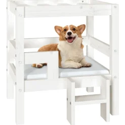 Maison Exclusive Niches, Paniers Et Transports | - Lit pour chien avec extension marron 100x50x30 cm similicuir