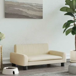 Maison Exclusive - Lit pour chien crème 70x45x30 cm tissu Best