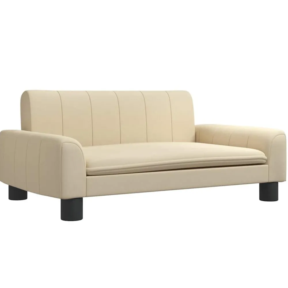 Maison Exclusive - Lit pour chien crème 70x45x30 cm tissu Best