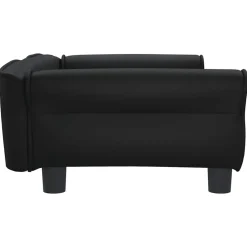 Maison Exclusive Niches, Paniers Et Transports | - Lit pour chien noir 95x55x30 cm similicuir