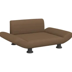 Maison Exclusive Niches, Paniers Et Transports | - Lit pour chien marron 70x45x30 cm tissu