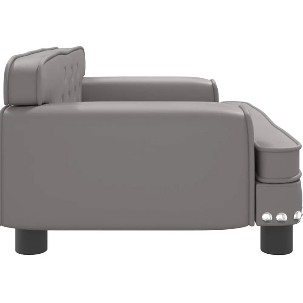 Maison Exclusive - Lit pour chien gris 70x45x30 cm similicuir New
