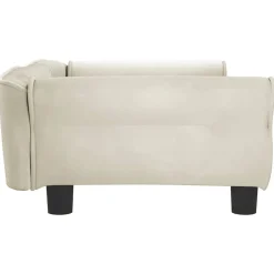 Maison Exclusive Niches, Paniers Et Transports | - Lit pour chien taupe 70x52x30 cm tissu