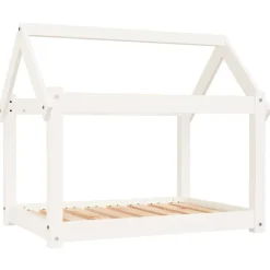 Maison Exclusive - Lit pour chien blanc 81x60x70 cm bois de pin solide Best