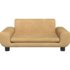 Maison Exclusive Niches, Paniers Et Transports | - Lit pour chien marron 90x53x30 cm similicuir