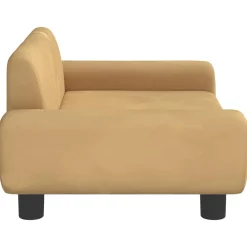 Maison Exclusive Niches, Paniers Et Transports | - Lit pour chien marron 90x53x30 cm similicuir