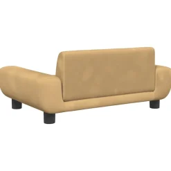 Maison Exclusive Niches, Paniers Et Transports | - Lit pour chien marron 90x53x30 cm similicuir